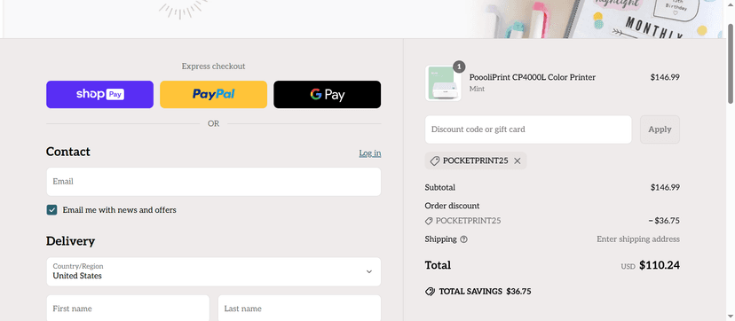 15% Off on Pocket Printers - Claim Your Discount